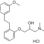 135261-74-4/ 1-(二甲基氨基)-3-[2-[2-(3-甲氧基基)乙基]苯氧基]-2-丙醇盐酸盐 ,95%