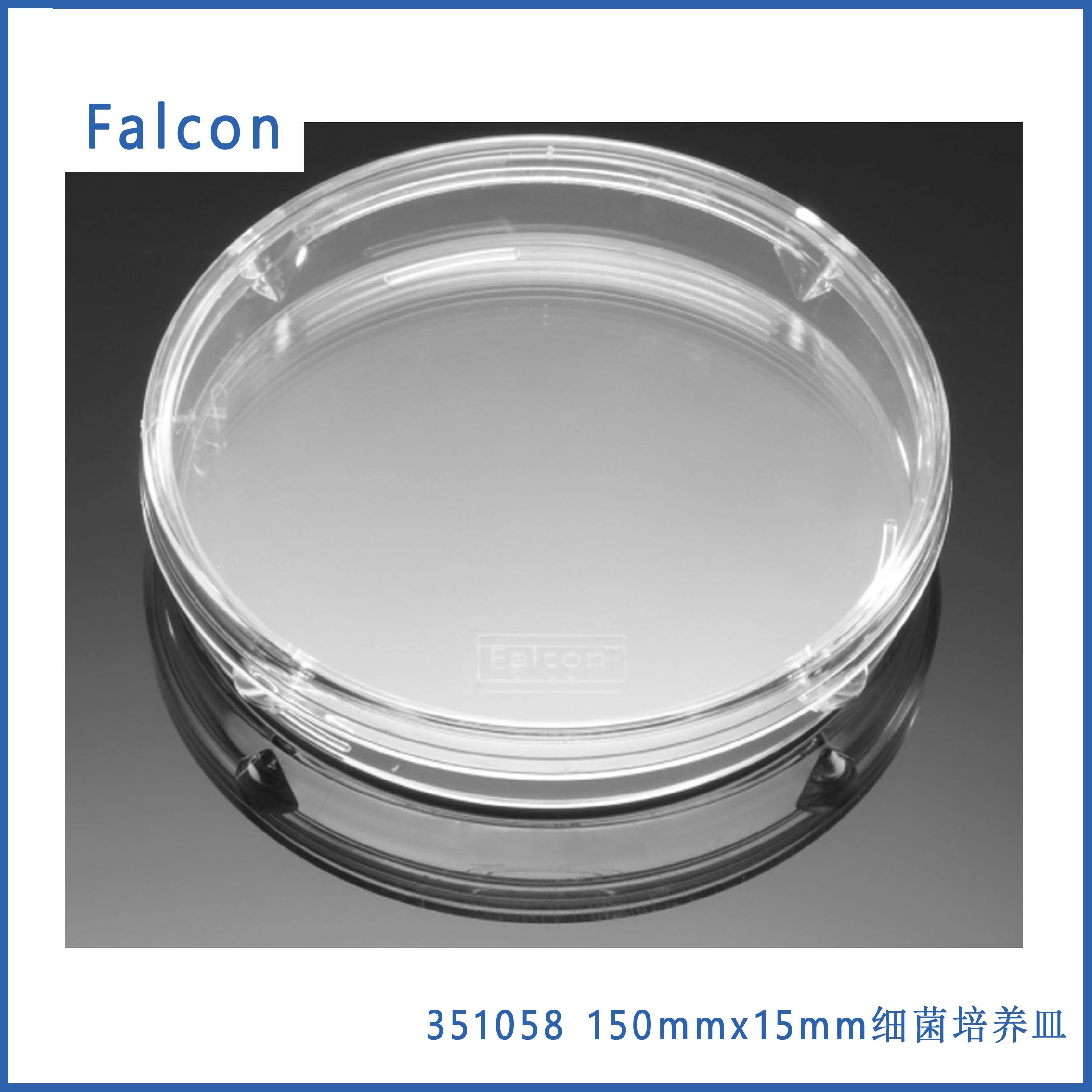 Corning Falcon 351058 150 mm x 15 mm非TC处理细菌培养皿， ​​​​​​​无菌,10个/包，100个/箱,现货