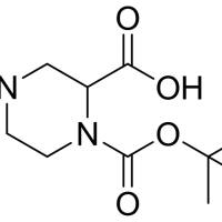 1214196-85-6/	 1-BOC-哌嗪-2-甲酸 ,	97%