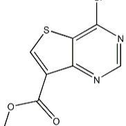 1246223-44-8/ 4-氯噻吩并[3,2-D]嘧啶-7-羧酸甲酯 ,97%
