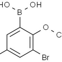 352525-85-0/ 3-溴-5-氟-2-甲氧基硼酸 , 95%