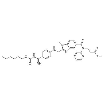 1408238-39-0/ methyl 3-(2-(((4-(N-((hexyloxy)carbonyl)carbamimidoyl)phenyl)amino)methyl)-1-methyl-N-(pyridin-2-yl)-1H-benzo[d]imidazole-5-carb ,分析标准品,HPLC≥98%