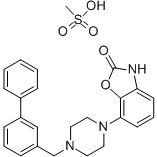 350992-13-1/7 - [4 - ([1,1'-苯] - 3 -甲基)- 1 -哌嗪基] -2(3H)H-苯并恶唑酮甲磺酸