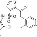 184036-34-8/N-(4-氯-3-甲基-5-异恶唑基)-2-[(2-甲基-4,5-亚甲二氧基苯基)乙酰]噻吩-3-磺酰胺