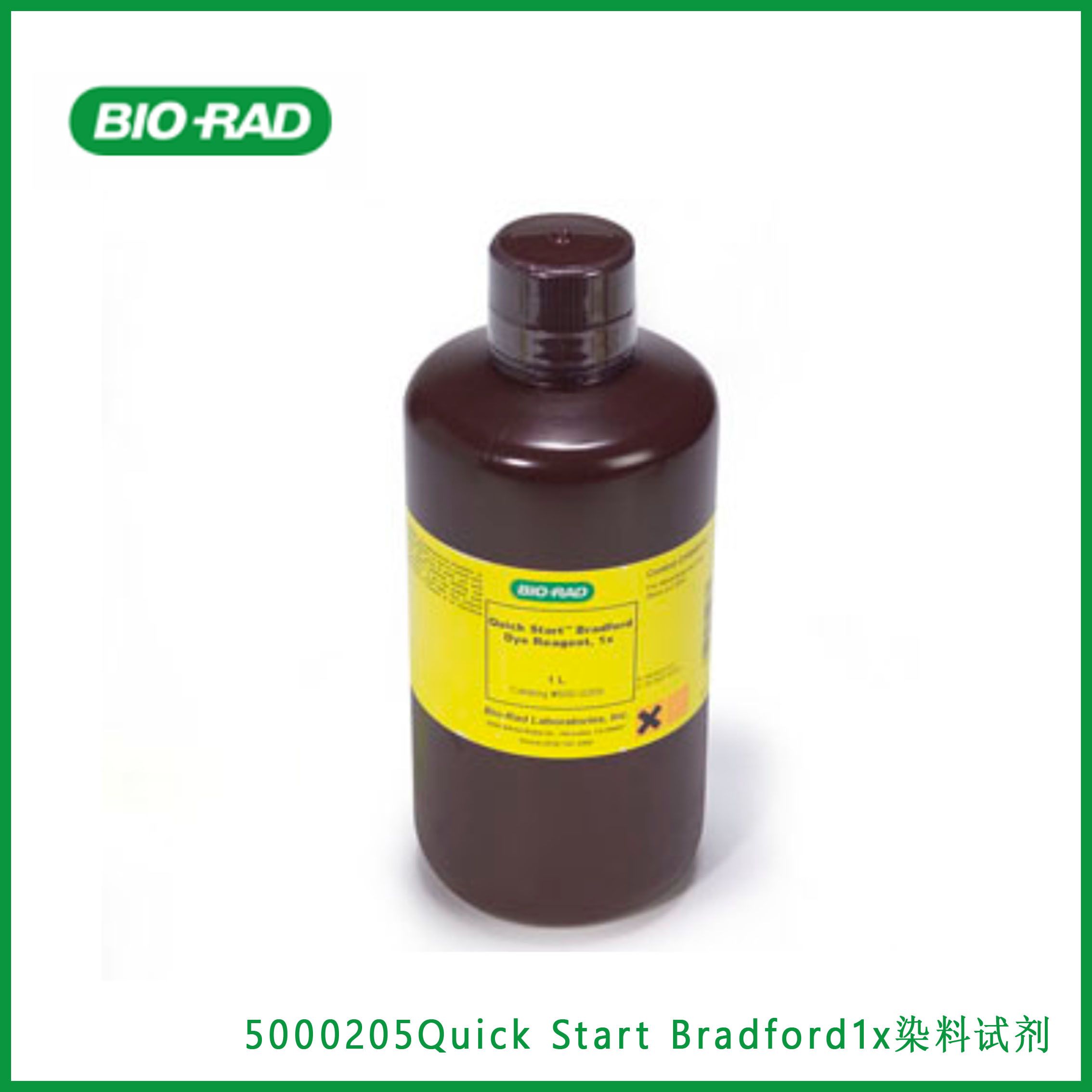 伯乐Bio-rad 5000205 Quick Start™ Bradford 1x Dye Reagent ，Quick Start™ Bradford 1x染料试剂,现货
