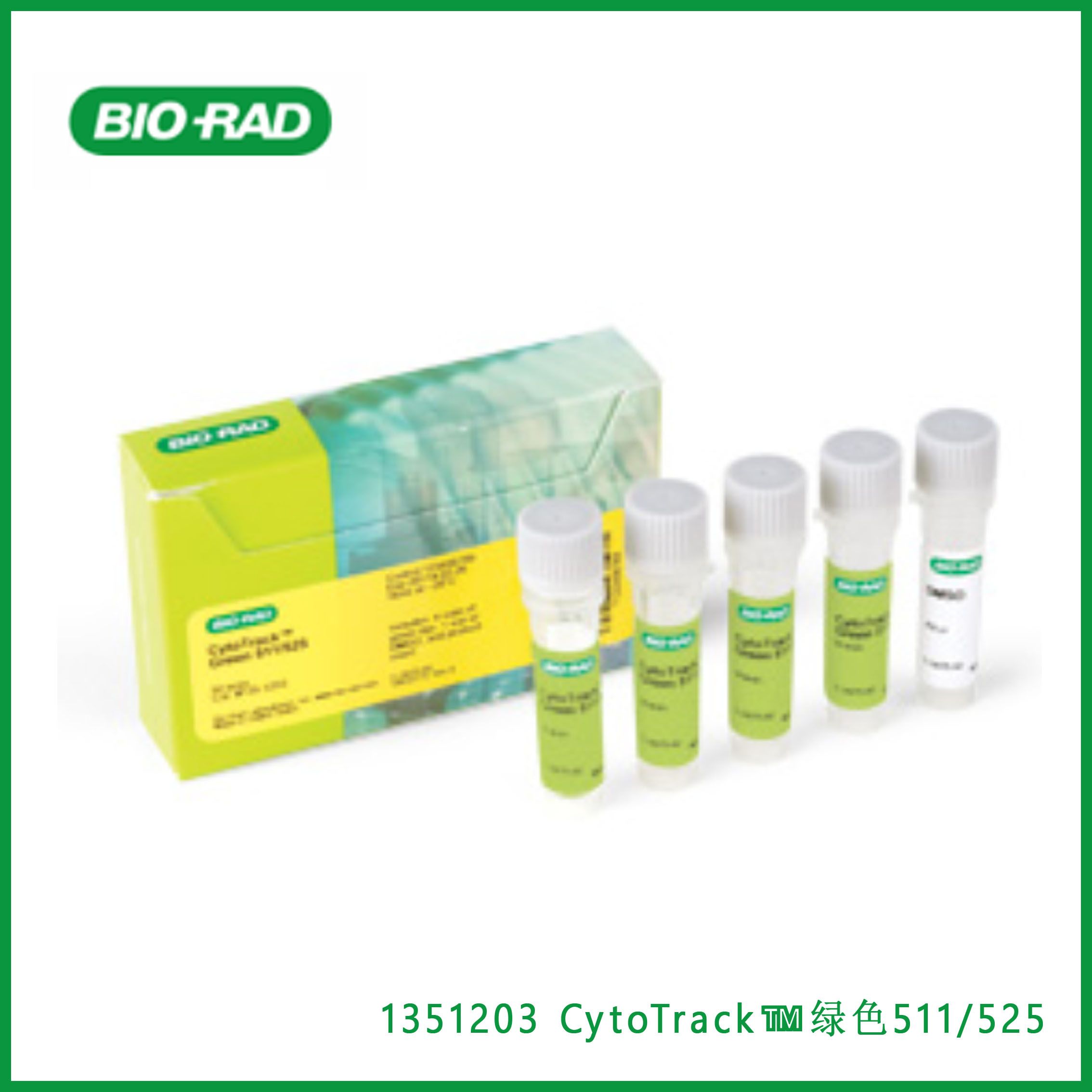 伯乐Bio-rad 1351203CytoTrack™ Green 511/525，  CytoTrack™绿色511/525，现货
