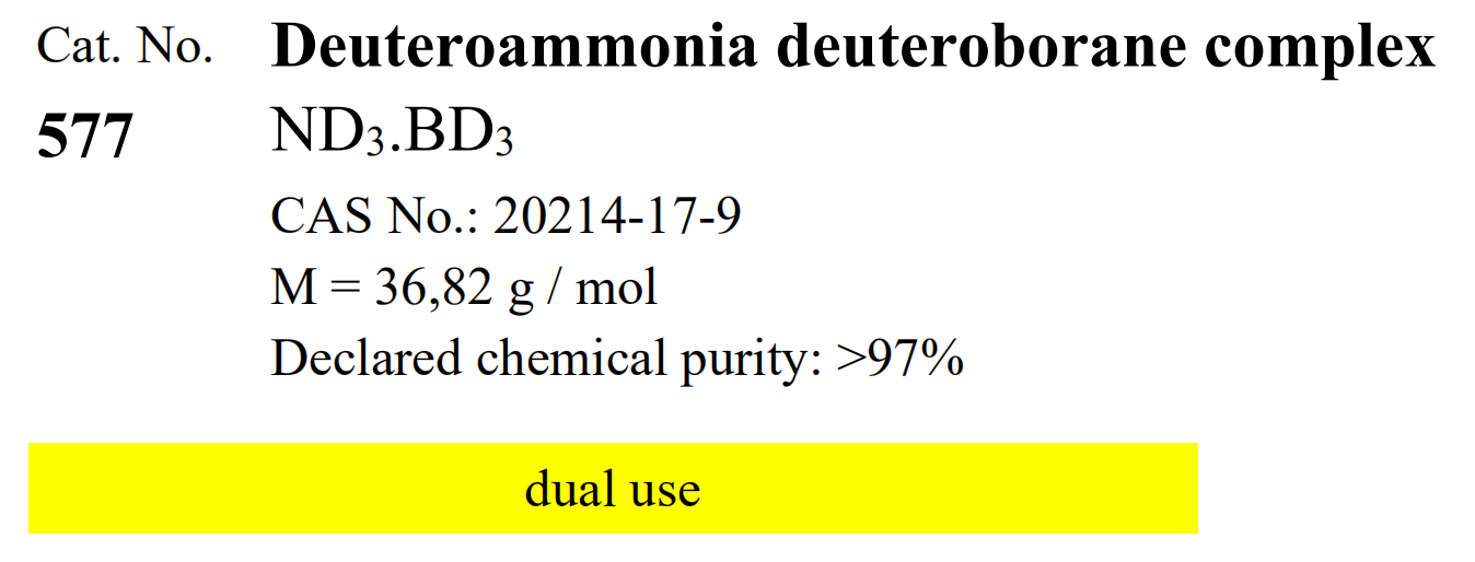 Katchem已下架(CAS#20214-17-9, CAT