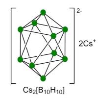 Katchem硼化学(CAS#12008-58-1, CAT#246)Cesium decahydrodecaborate