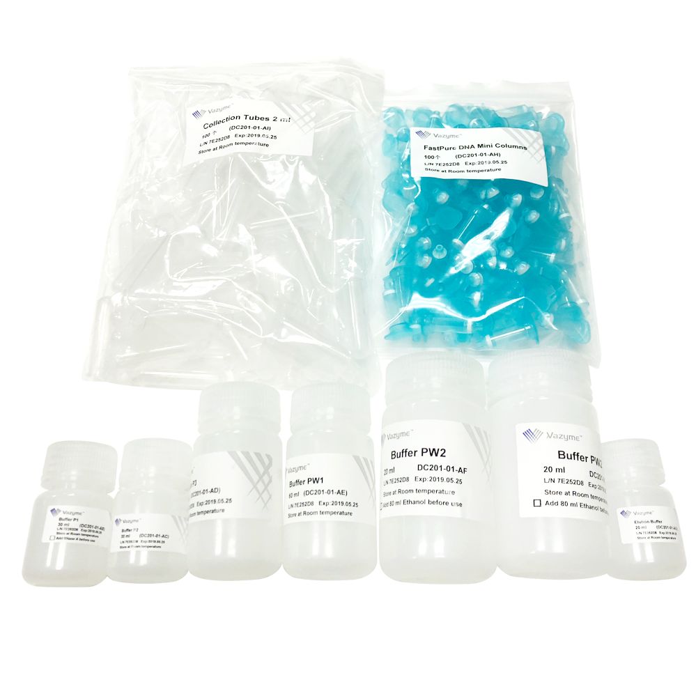 质粒DNA小提试剂盒 FastPure Plasmid Mini Kit （DC201）