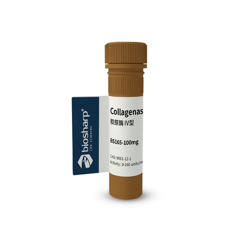 Biosharp BS165-100mg胶原酶IV型Collagenase IV 2-8度