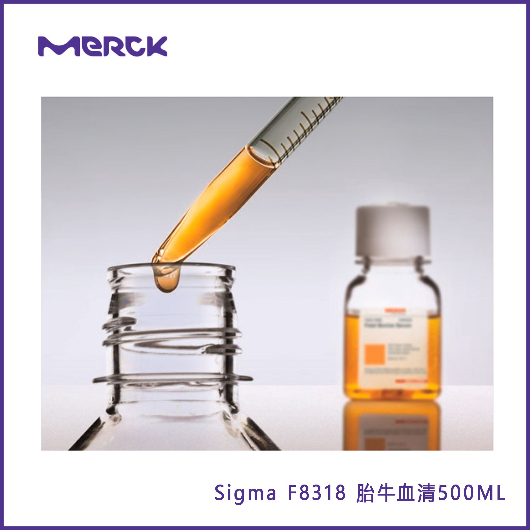 Sigma F8318 Fetal Bovine Serum , 胎牛血清,（澳洲血源）500ML，现货