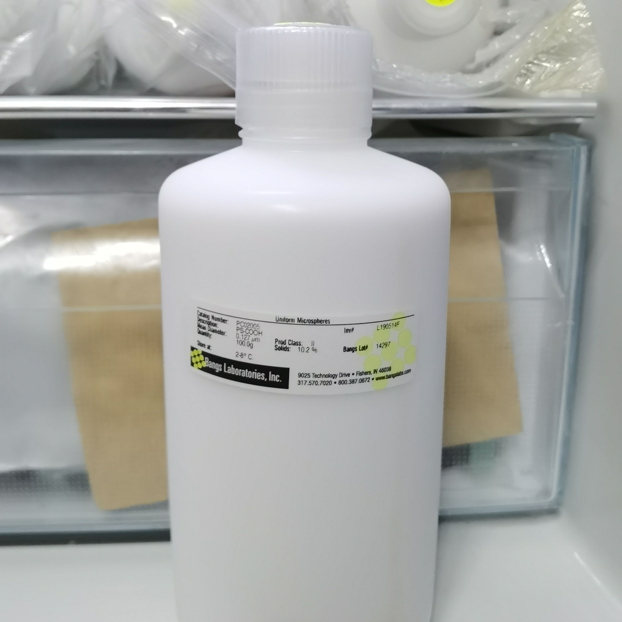 Bangs Polystyrene Plain beads ( 1.00-1.99 μm) 聚苯乙烯微球