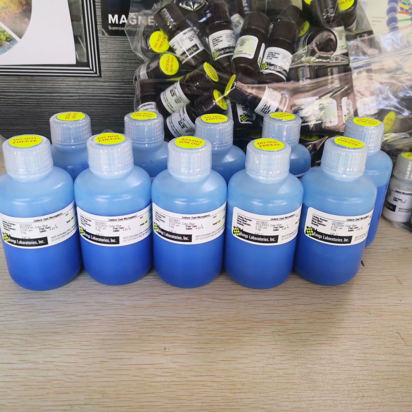 Dyed Plain Microspheres (≤0.49 μm) 聚苯乙烯彩色微球（裸）