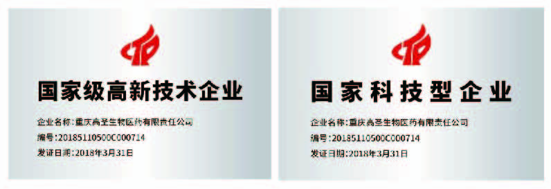 高圣医药董事长周勇获“全国科技创新创业人才”专家认定