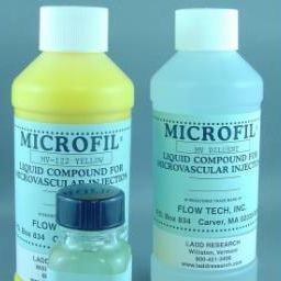 FlowTech/MICROFIL®SiliconeRubberInjectionCompounds血管造影剂/MV-122/Yellow，Micro，MV-112， MV-117 ，MV-120， MV-122， MV-130 ，MV-132， MV-Diluent