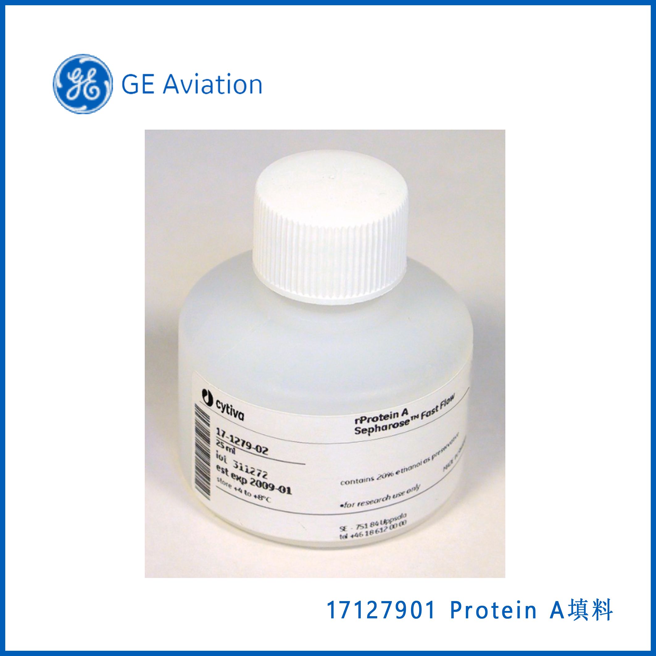 GE17127901rProtein A Sepharose® Fast Flow,Protein A填料,5ml，现货