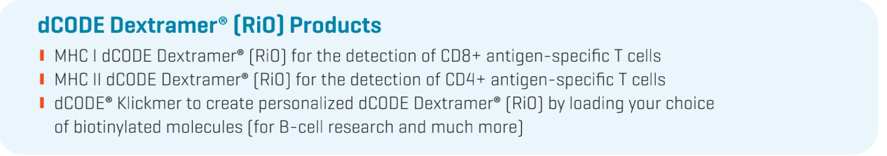 dCODE Dextramer®（RIO）