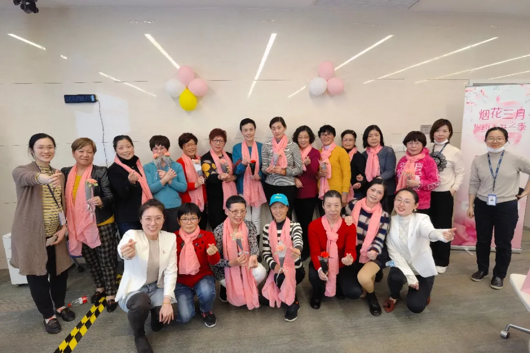 烟花三月，上海嘉会国际医院和粉红天使们与春天有个约会