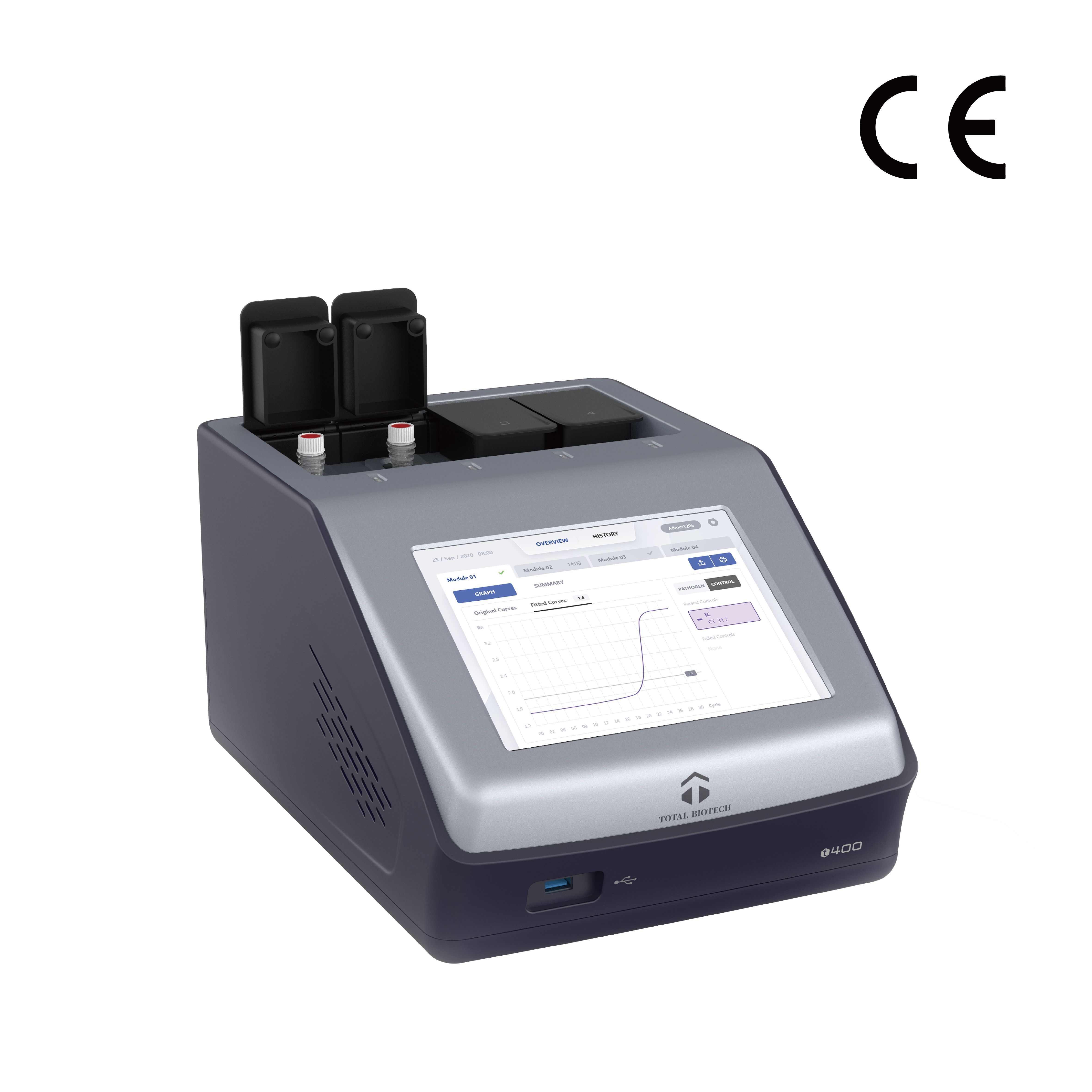 坦途total Totalarray t400 微流控芯片式多重荧光定量PCR系统