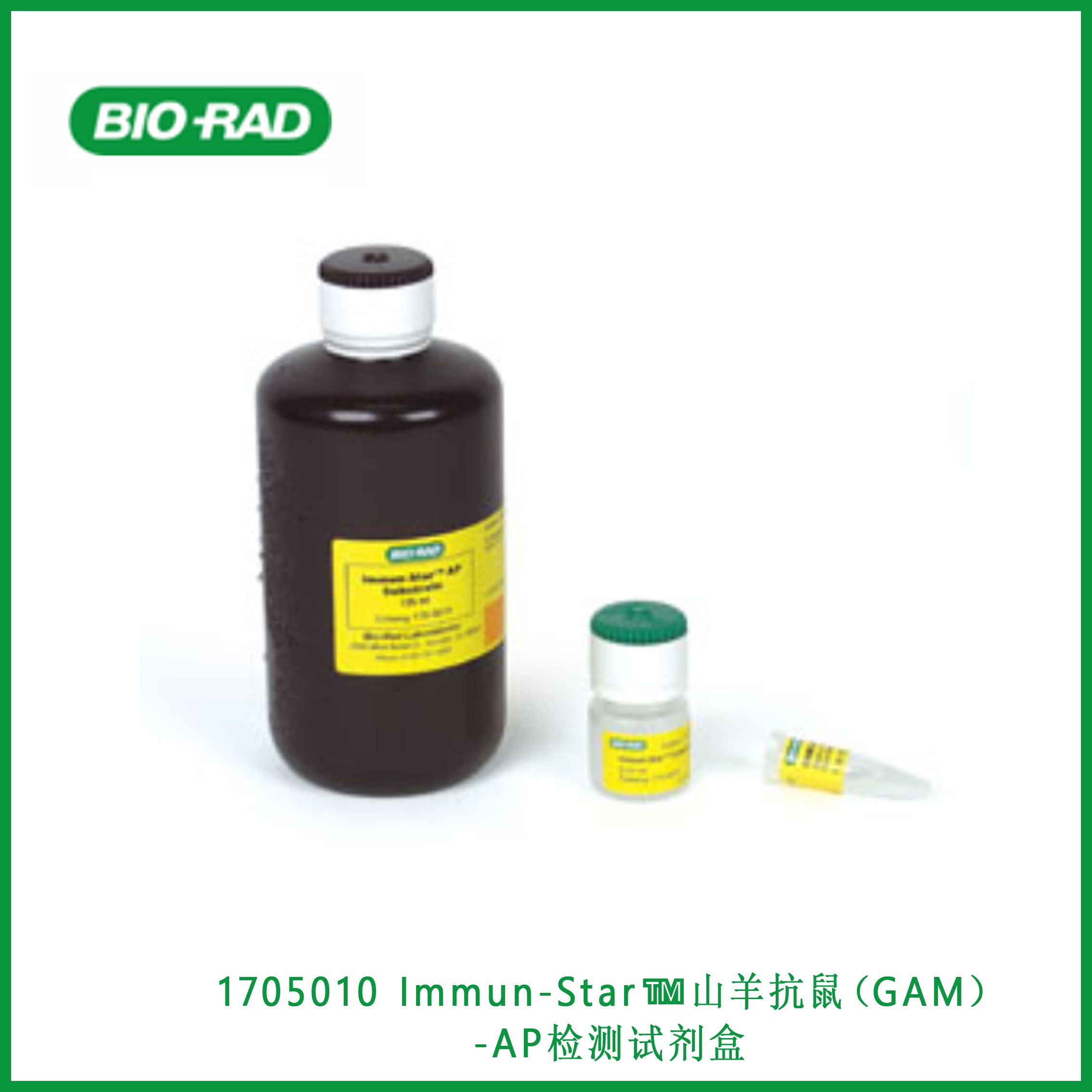 伯乐Bio-Rad1705010Immun-Star™ Goat Anti-Mouse (GAM)-AP Detection Kit, Immun-Star™山羊抗鼠（GAM）-AP检测试剂盒，现货