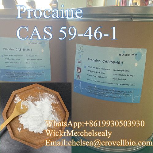 Procaine CAS 59-46-1 suppliers in China.WhatsApp: +8619930503930