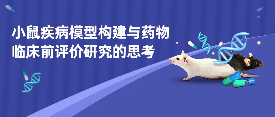 小鼠疾病模型构建与药物临床前评价研究的思考