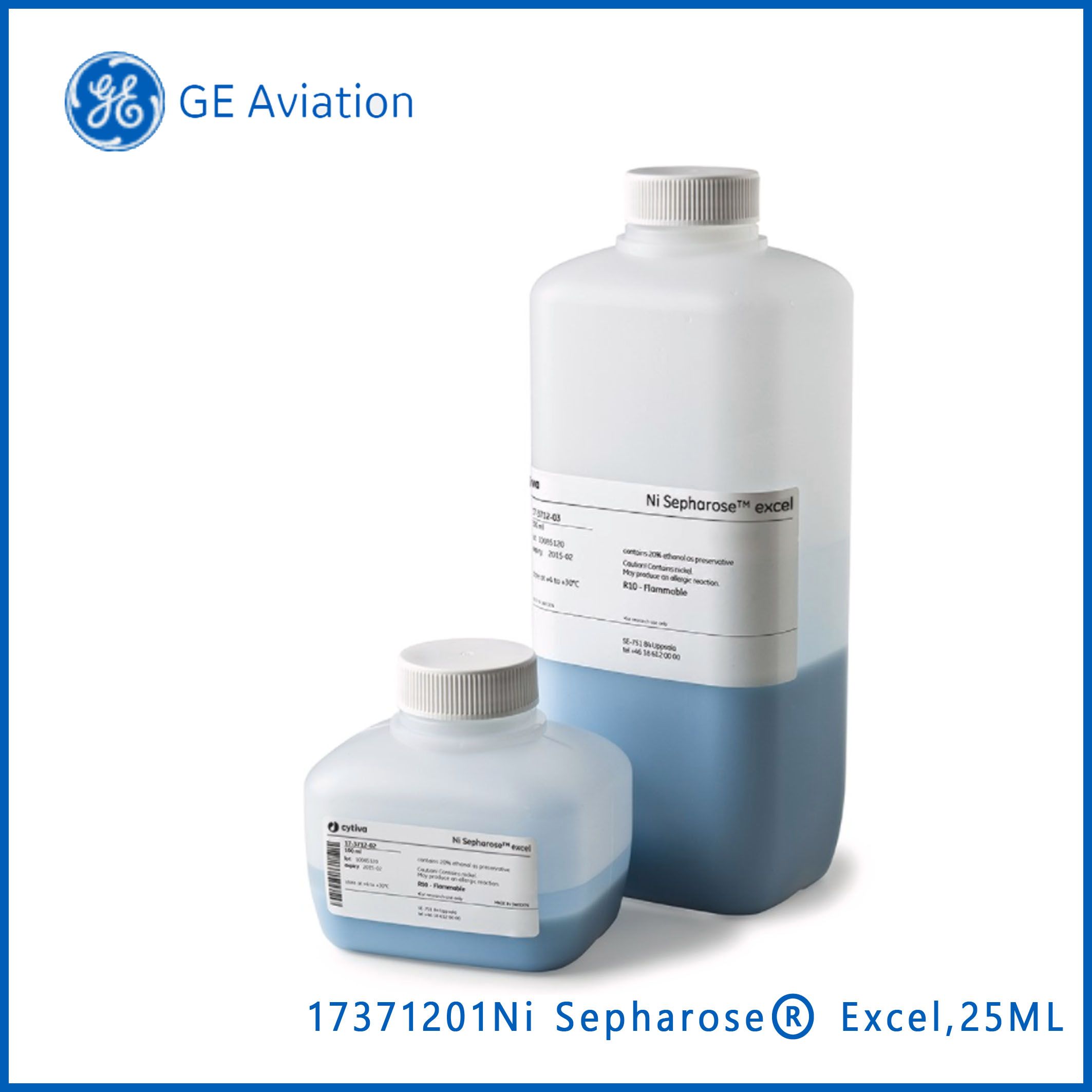 GE17371201Ni Sepharose® Excel, 25 ML, 氨酸标签蛋白的纯化,现货