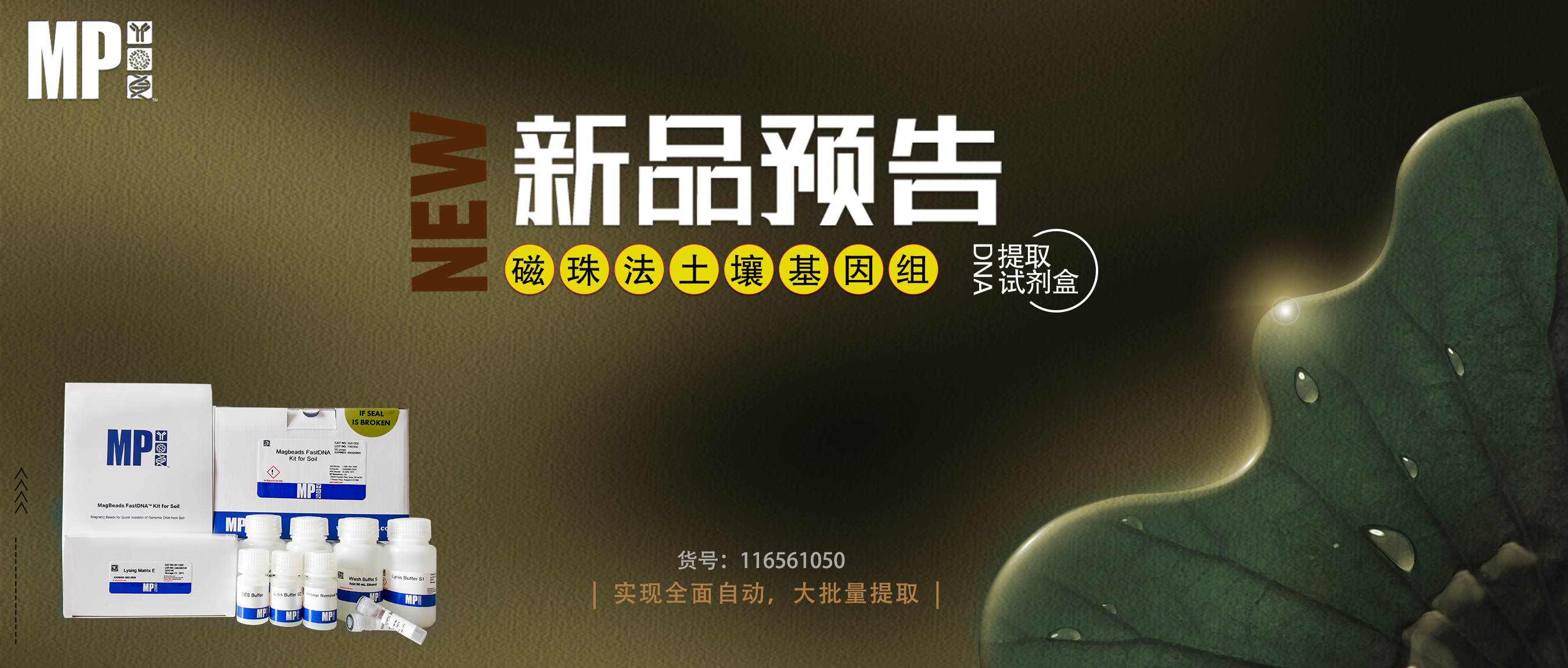 新品预告 | 极限挑战，高通量土壤DNA提取走起！