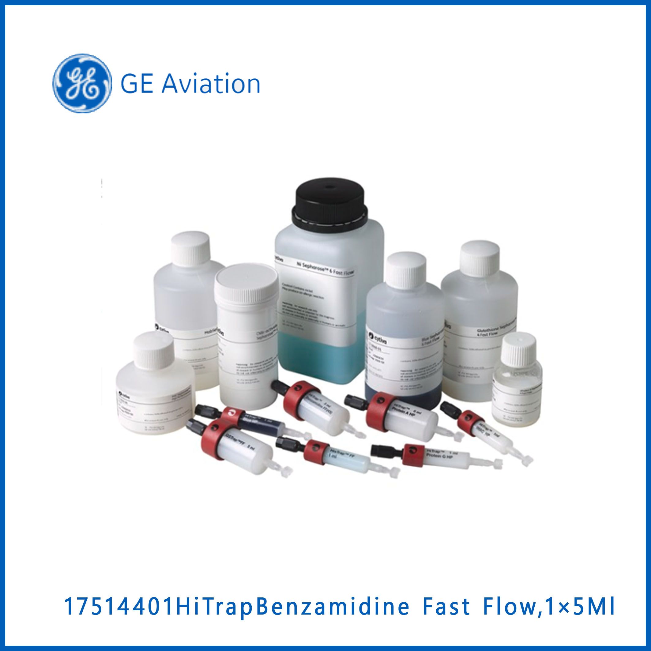 GE17514401HiTrap® Benzamidine Fast Flow, 1×5Ml, 去除 Thrombin Protease/Factor Xa Protease，现货