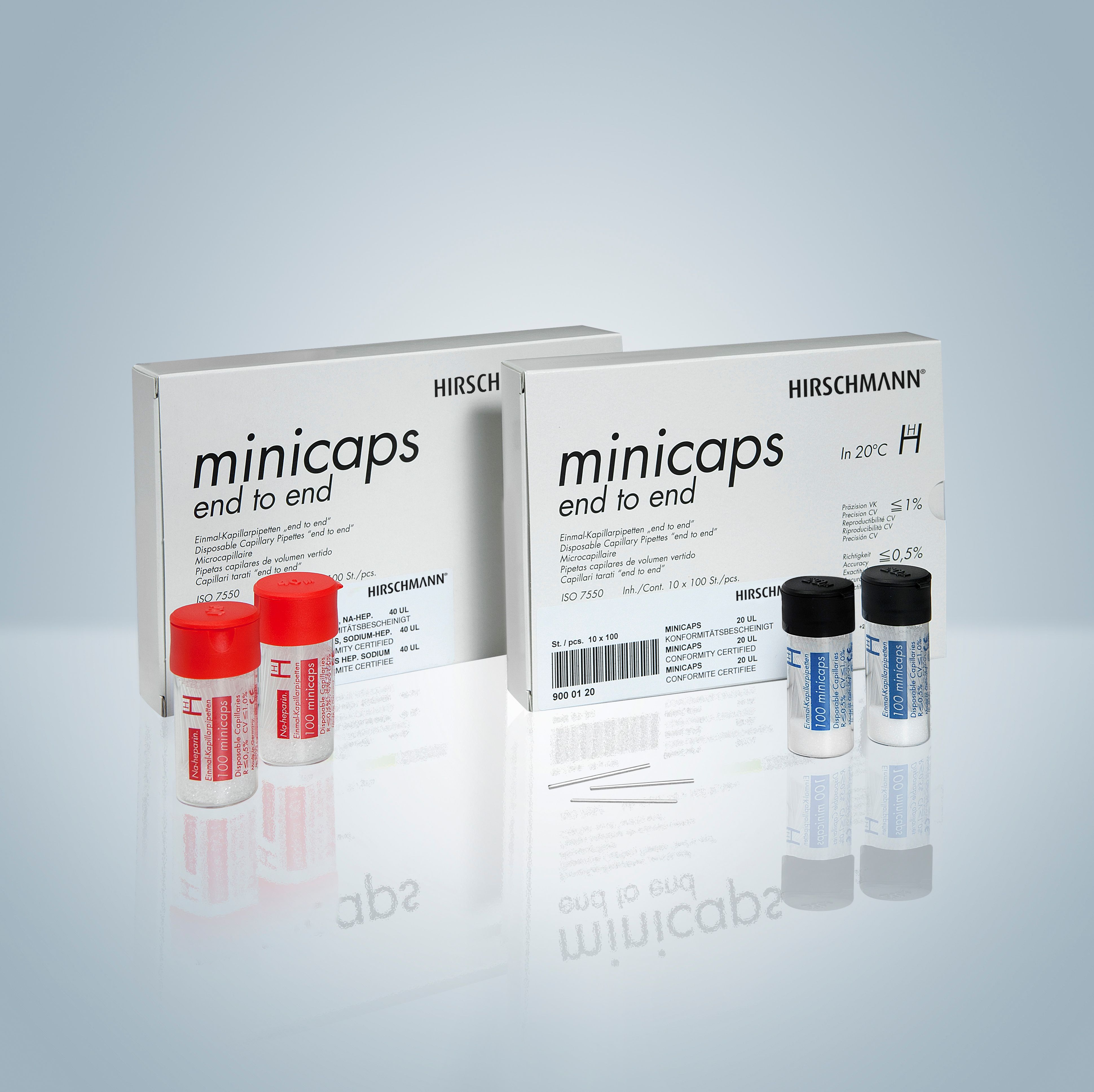 HIRSCHMANN-minicaps®一次性微量毛细管（未肝素化）