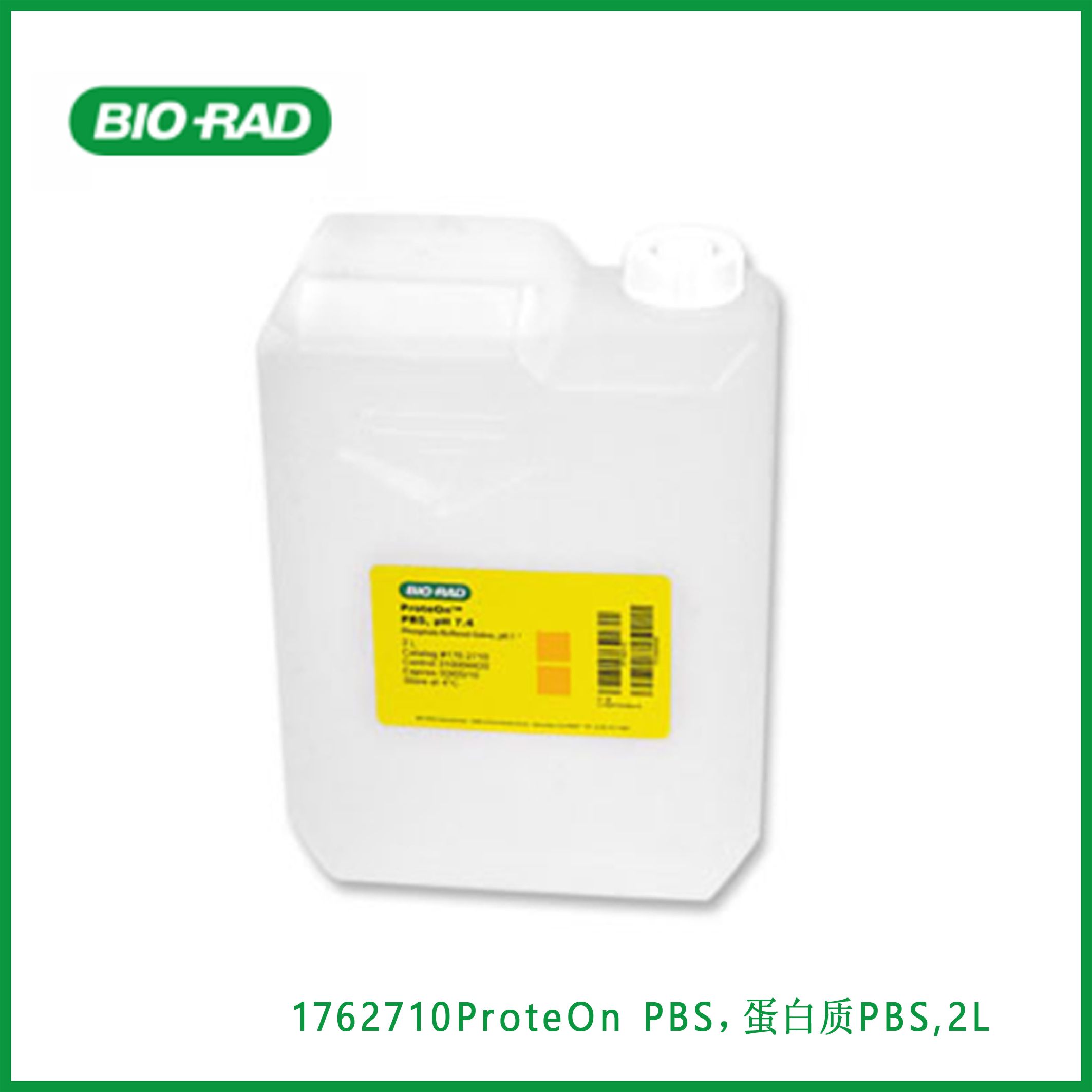伯乐Bio-Rad1762710ProteOn PBS，蛋白质PBS, 2 L，现货