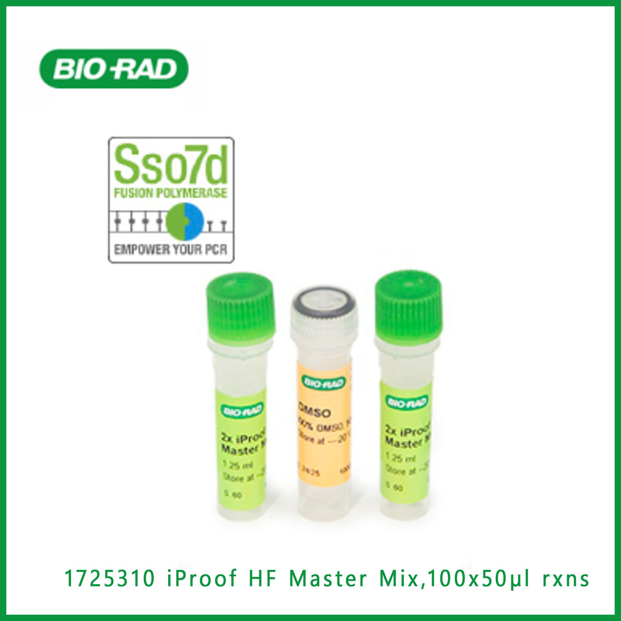 伯乐Bio-Rad1725310 iProof HF Master Mix, 100 x 50 µl rxns, 2.5 ml，现货