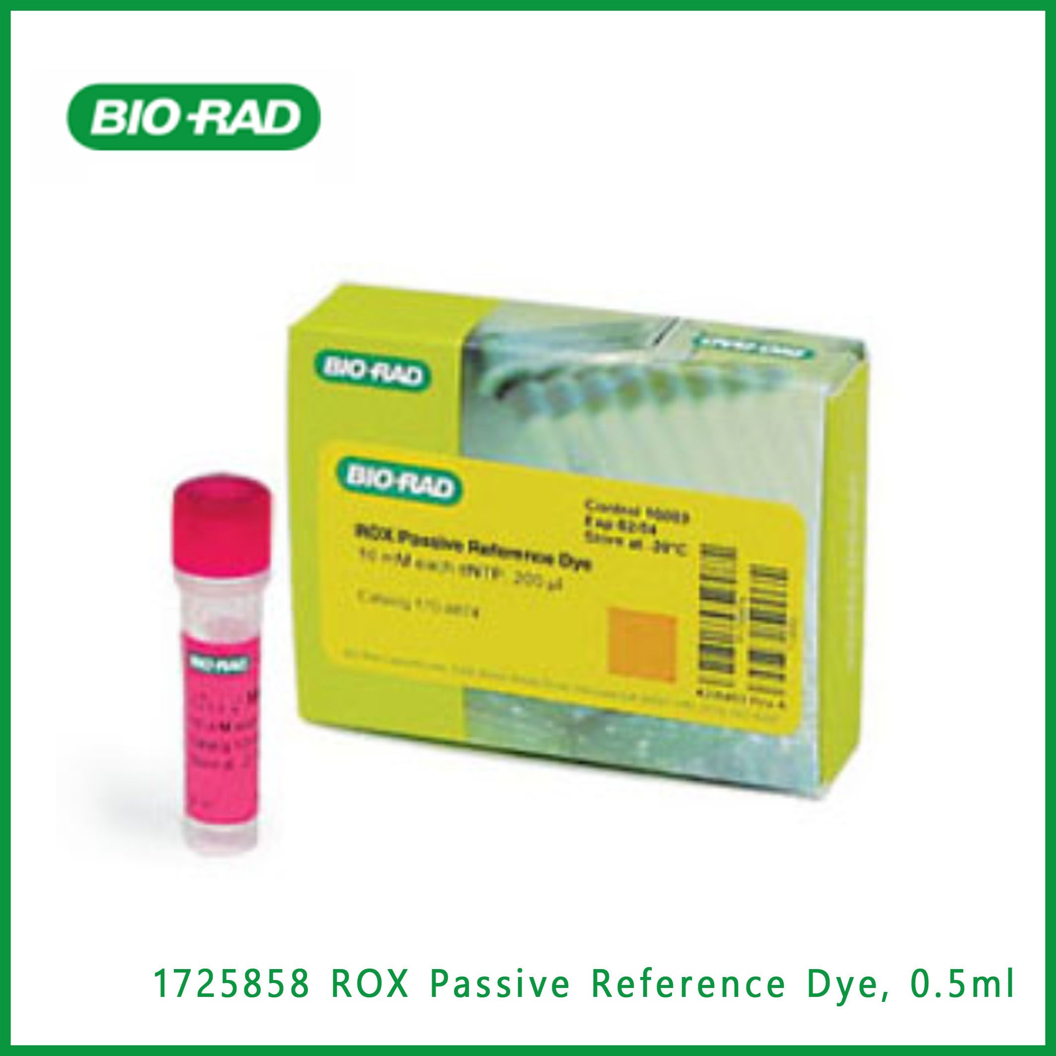 伯乐Bio-Rad1725858 ROX Passive Reference Dye, 0.5 ml，ROX惰性参比染料，0.5毫升，现货