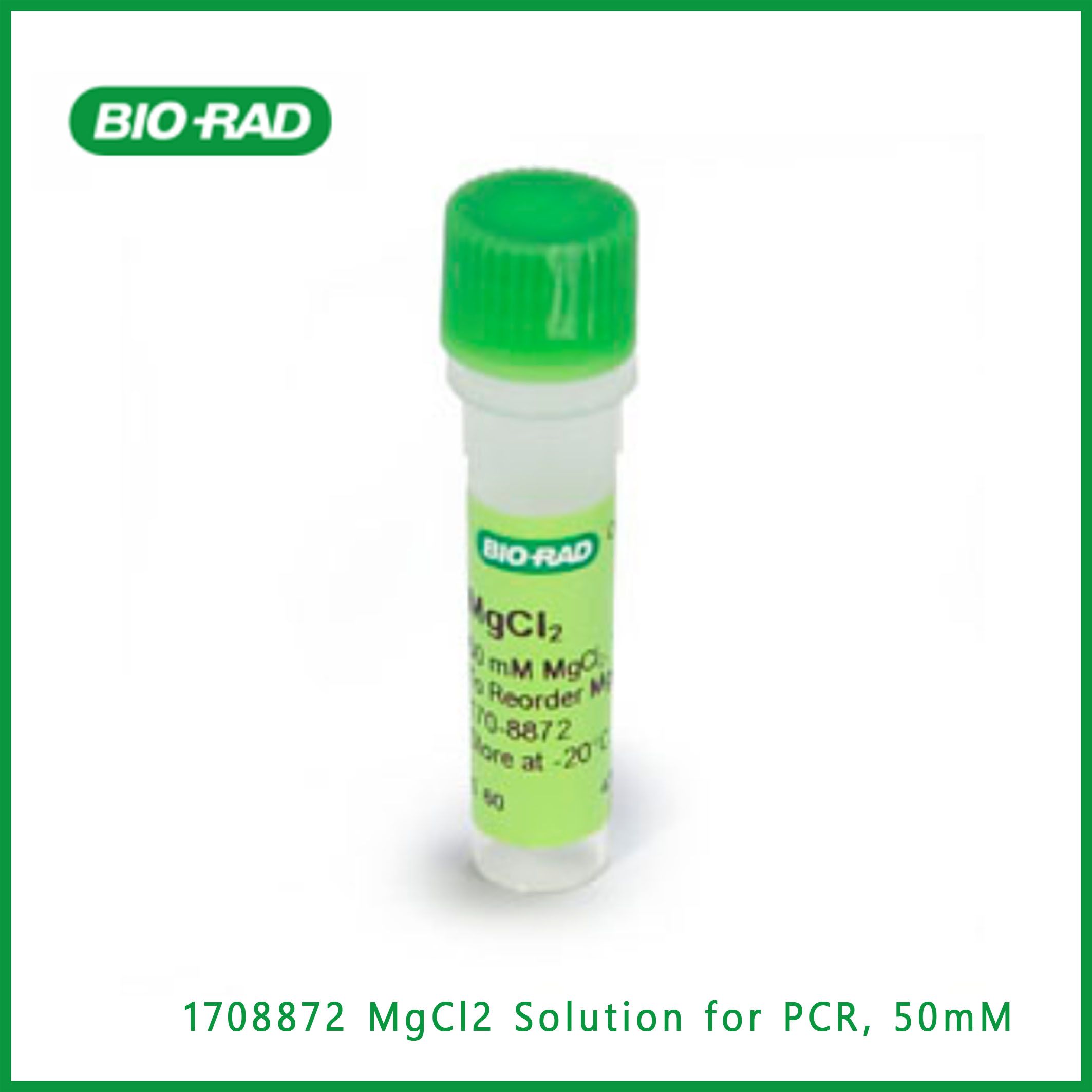 伯乐Bio-Rad1708872 MgCl2 Solution for PCR, 50 mM, 1.25 ml，现货