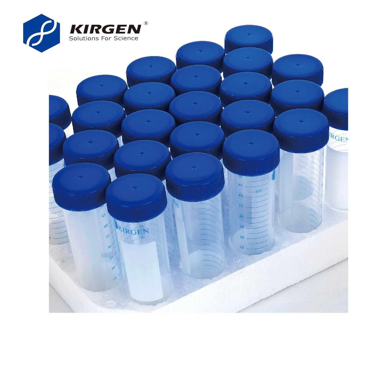 KIRGEN 15ml離心管 KG2611  25個/包，20包/箱