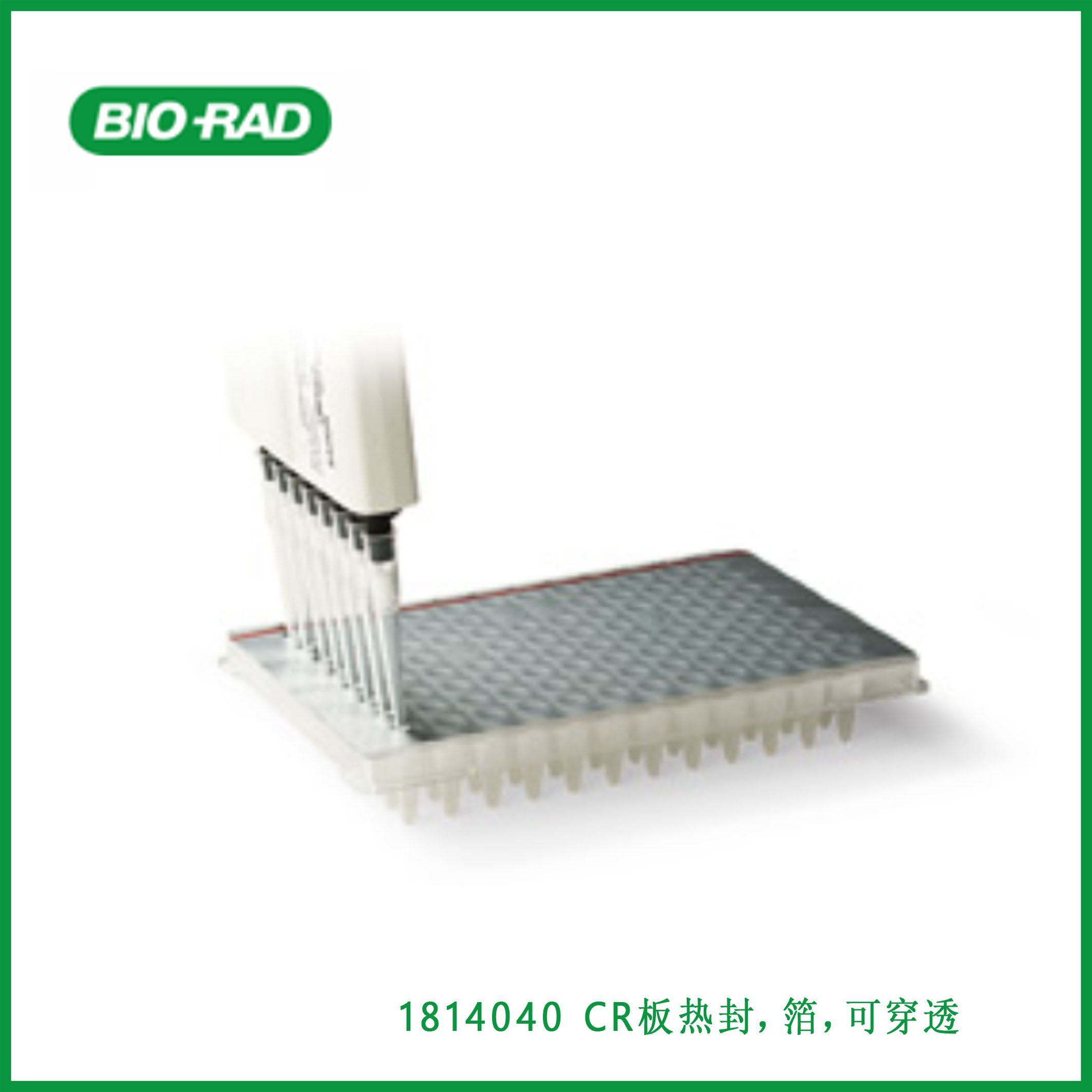 伯乐Bio-Rad1814040 PCR Plate Heat Seal, foil, pierceable，PCR板热封，箔，可穿透,现货