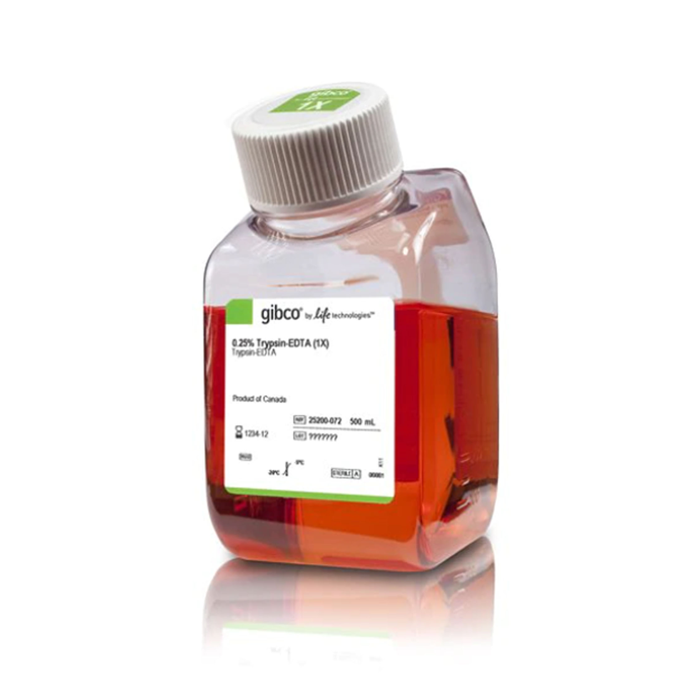 胰酶0.25% Trypsin-EDTA，含酚红，猪胰酶，5