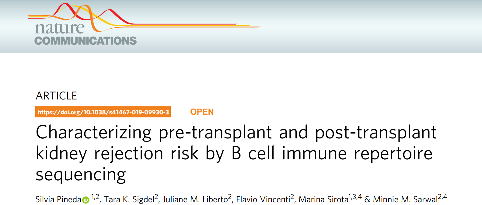 如何通过B细胞免疫受体测序预测移植排斥反应