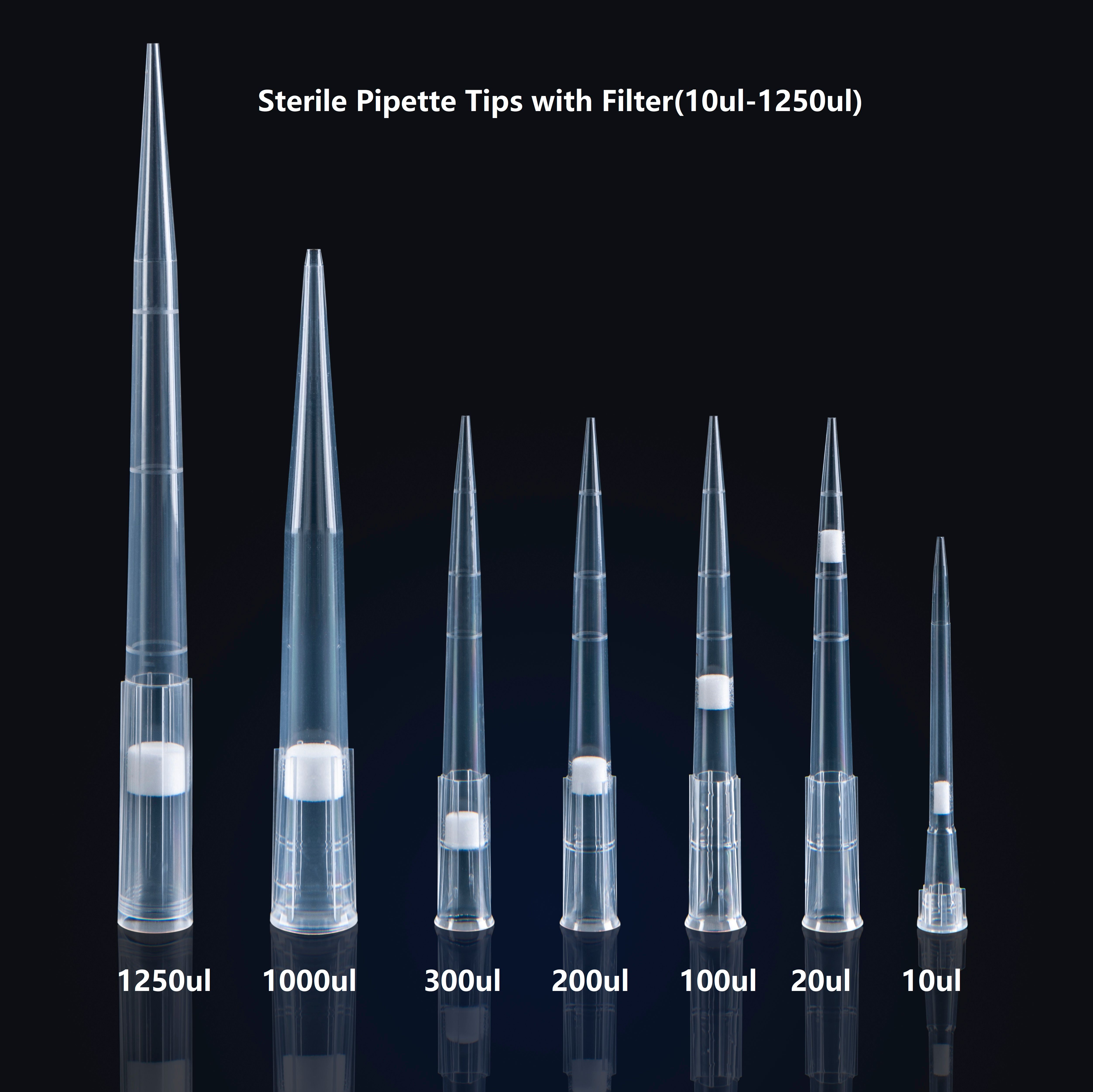 带滤芯移液器吸头 盒装