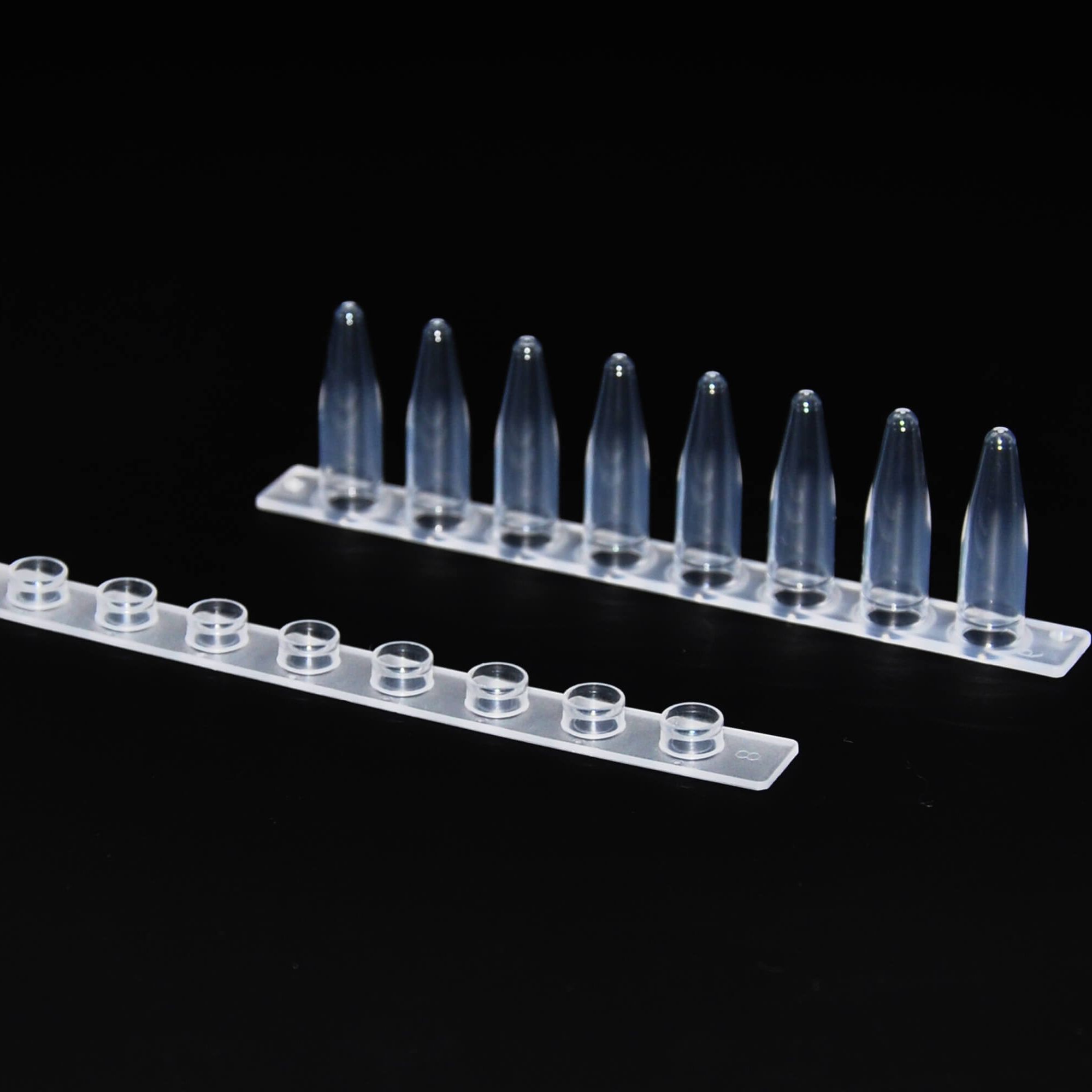  PCR八联管+盖，200 μl，透明 