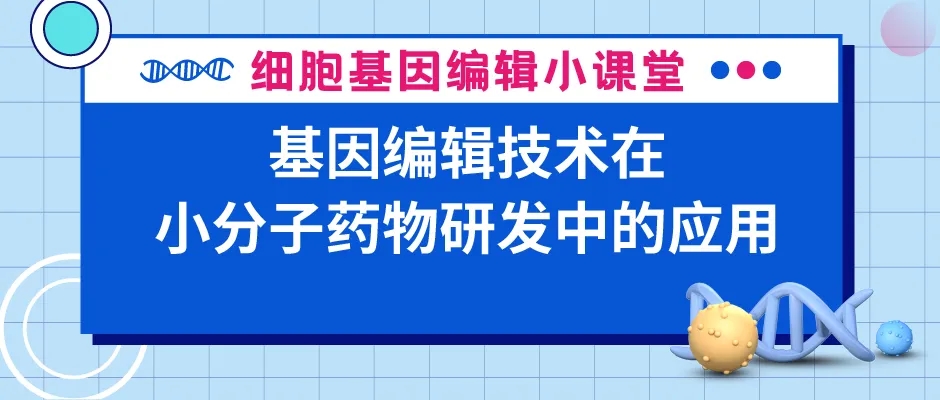 基因编辑技术在小分子药物研发中的应用