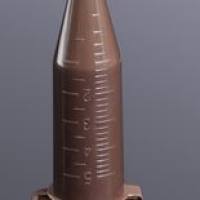 nalgene棕色HDPE带盖广口瓶 