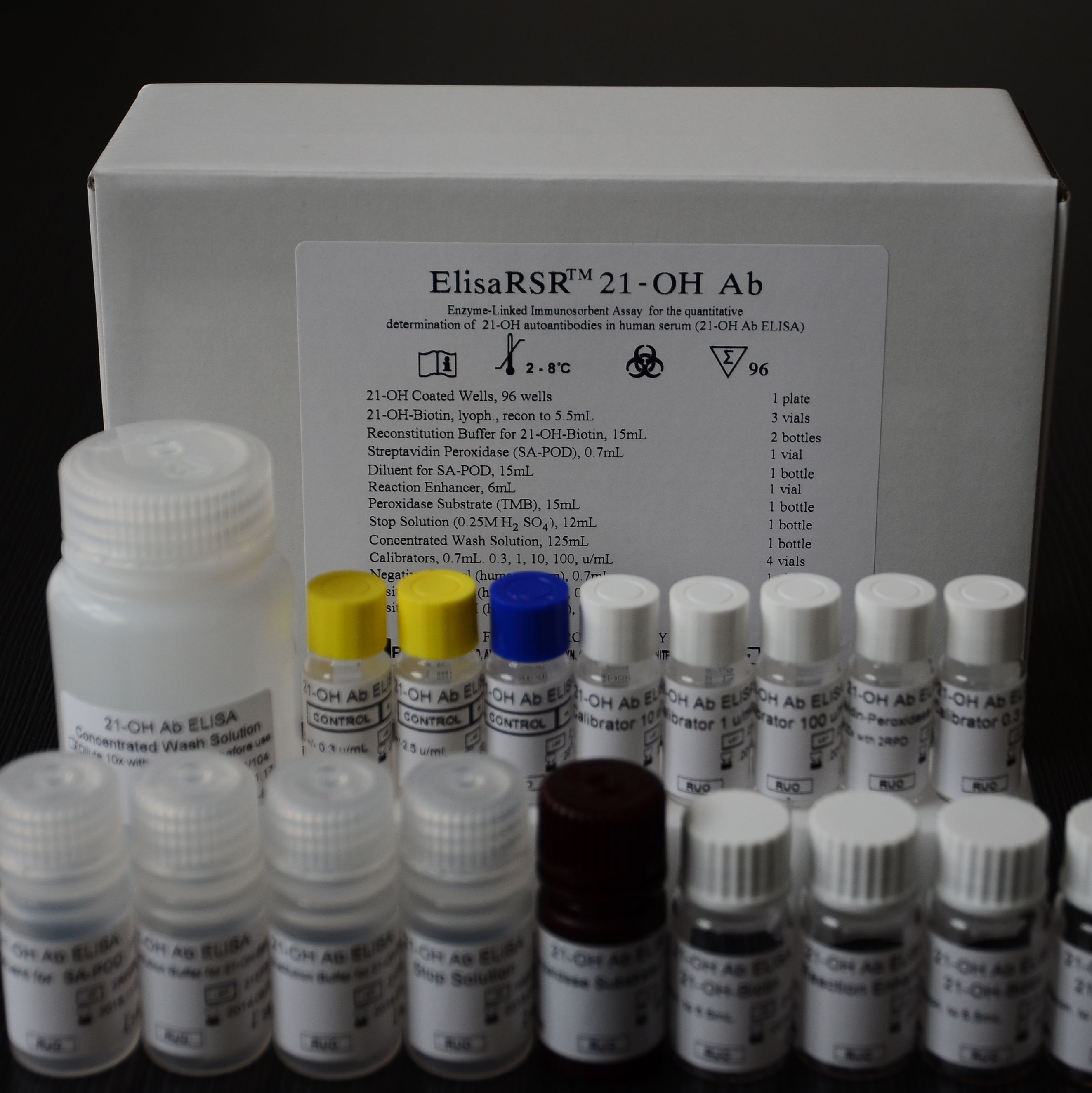 21-羟化酶(21-OH)抗体ELISA试剂盒 诊断Addison