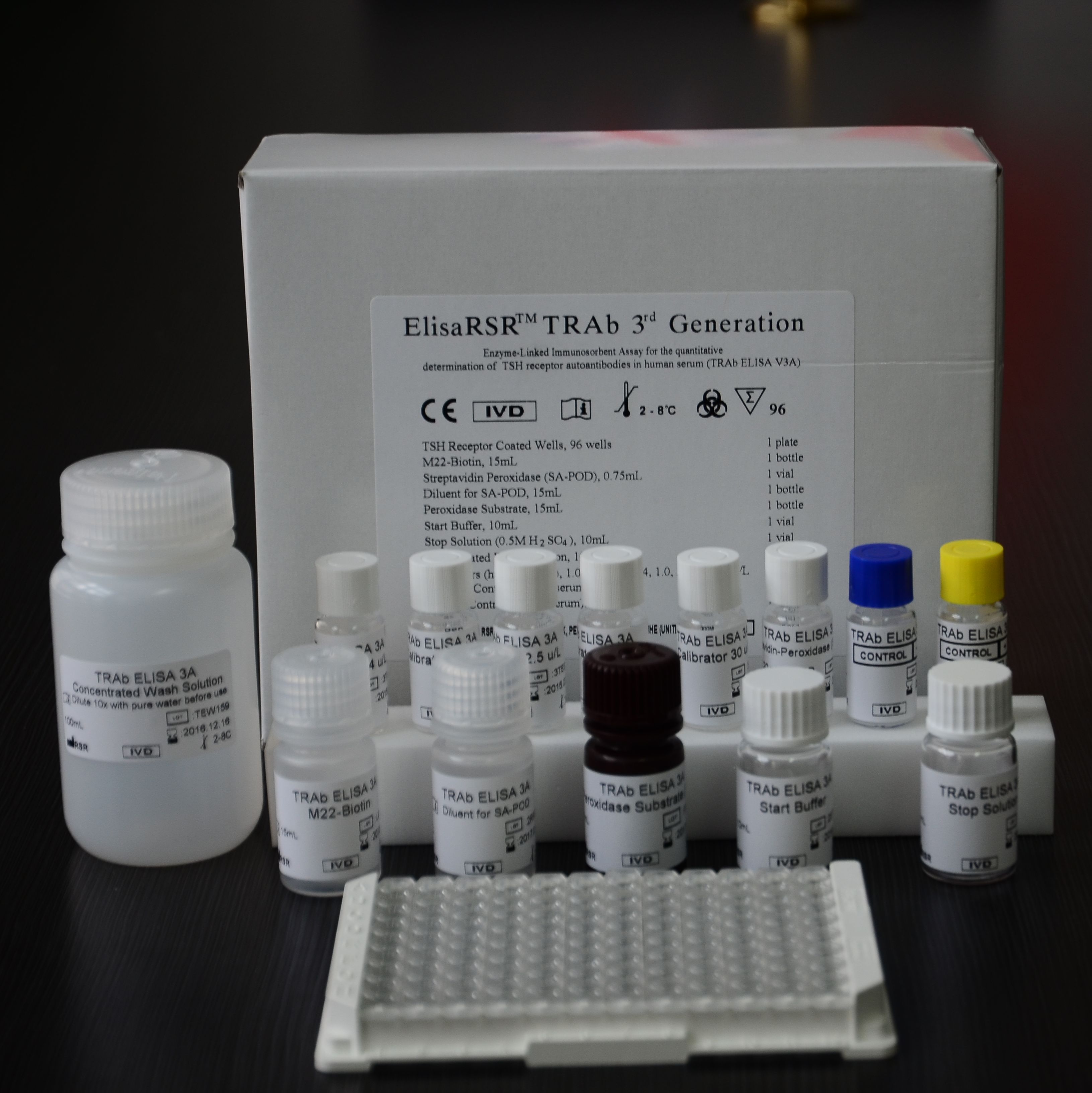 促甲状腺激素受体抗体ELISA检测试剂盒（TRAb 3nd Generation）