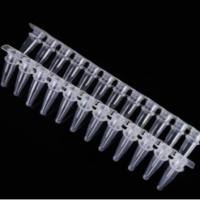 0.2ml QPCR8 联排管铰链透明管盖