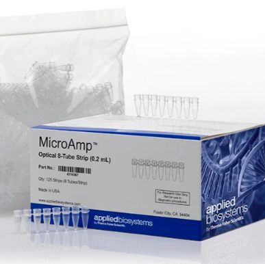 Applied Biosystems™ MicroAmp™ 光学 8 联排管，0.2 mL