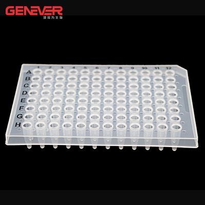 Genever建諾為96孔PCR板0.2ml透明半裙邊無酶