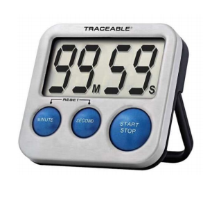 Traceable®分析测量爆款温湿度计【带时钟】定时器-单