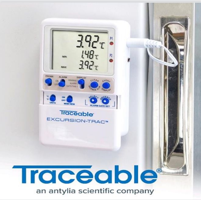 Traceable®分析测量温湿度记录仪箱体监测记录仪[本地报警]CN-94460-72