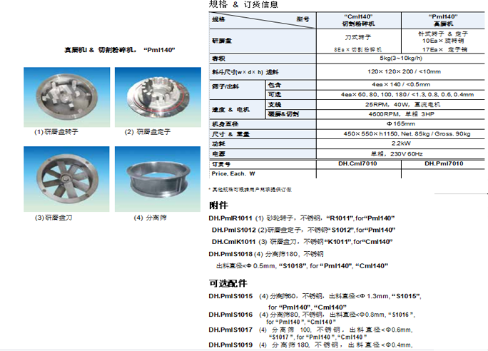 进口大韩切割粉碎机报价韩国原装DAIHAN通用真磨机供应商